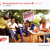 Give thanks for your Covid-19 vaccine