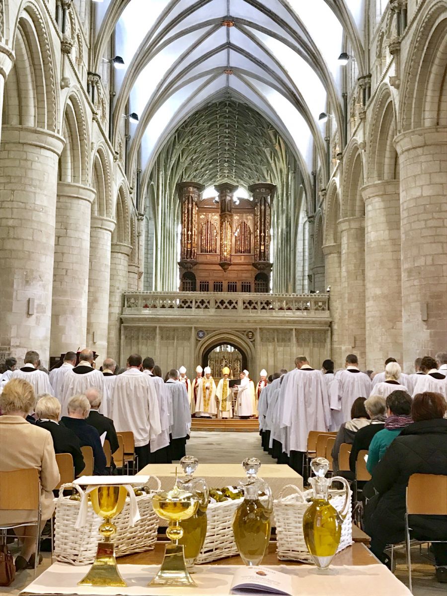 2019: Chrism Eucharist at Gloucester Cathedral