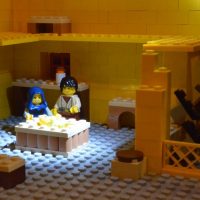 Nativity story retold in LEGO (R)