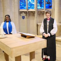 Bishop Rachel and Alexandra Dyer
