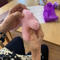Care home residents get bags of Easter joy