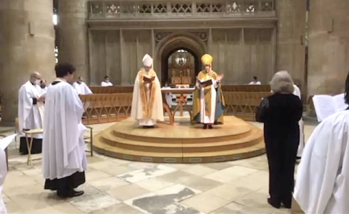 Maundy Thursday: watch the Chrism service from Gloucester Cathedral