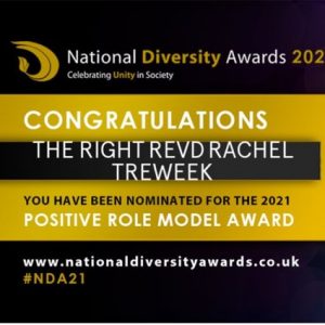 Bishop Rachel nominated for the National Diversity Awards