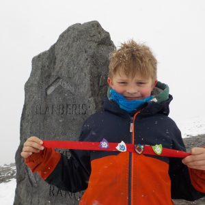Vicar’s son climbs Snowdon to raise funds for church
