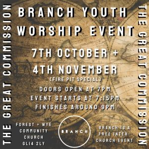Branch Youth Worship Event – October 2023