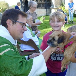 Animals receive blessing in special service in Quedgeley