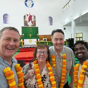 Dornakal Partnership Team with Abhijith, Dornakal Diocesan link Officer for Gloucester
