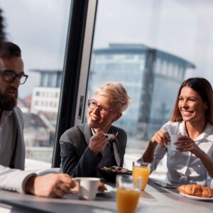Bi-monthly networking breakfasts at Brimscombe Mill