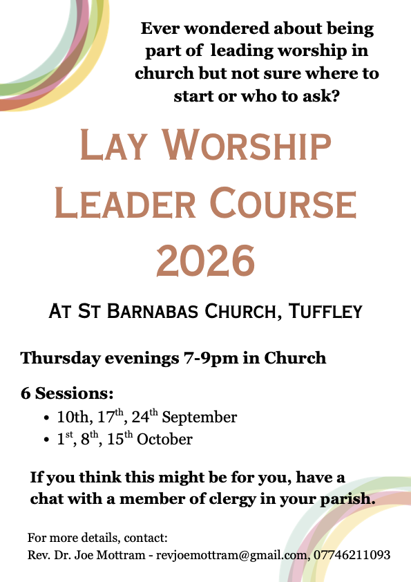Lay worship leader course 2026