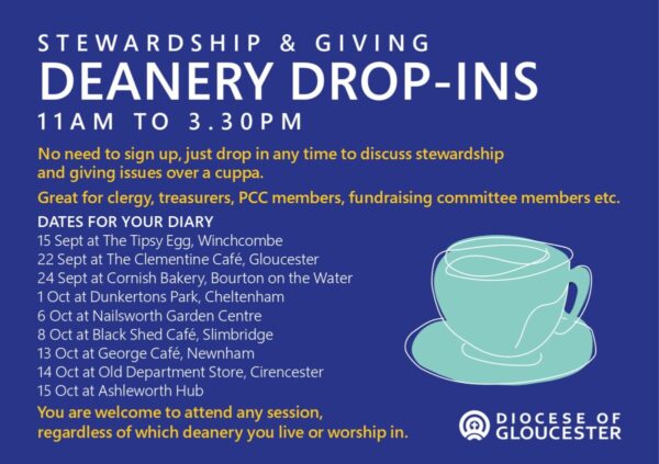 Stewardship and Giving: North Cotswolds- Deanery drop-in