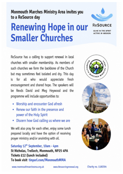 ReSource day: Renewing hope in our smaller churches
